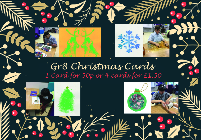 Priory Woods School & Arts College Gr8 Christmas Cards